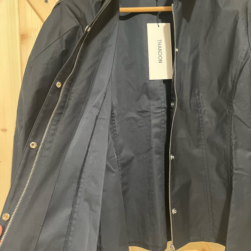NWT Thakoon Puff Sleeve Shirt Jacket in Navy, Size 4, Small. - Picture 7 of 12